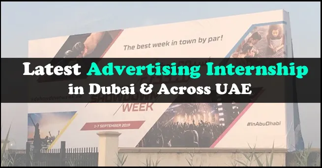 Advertising Internship Advertising Internship